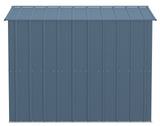 Classic Galvanized Steel Storage Shed, Blue Grey, 8-ft x 8-ft V7O4 - product image 5