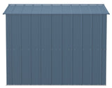 Classic Galvanized Steel Storage Shed, Blue Grey, 8-ft x 8-ft V7O4 - product image 6