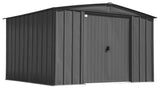 Classic Galvanized Steel Storage Shed, Charcoal, 10-ft x 12-ft Q0F0 - product image 2