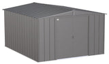 Classic Galvanized Steel Storage Shed, Charcoal, 10-ft x 12-ft Q0F0 - product image 4
