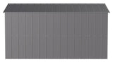 Classic Galvanized Steel Storage Shed, Charcoal, 10-ft x 12-ft Q0F0 - product image 6