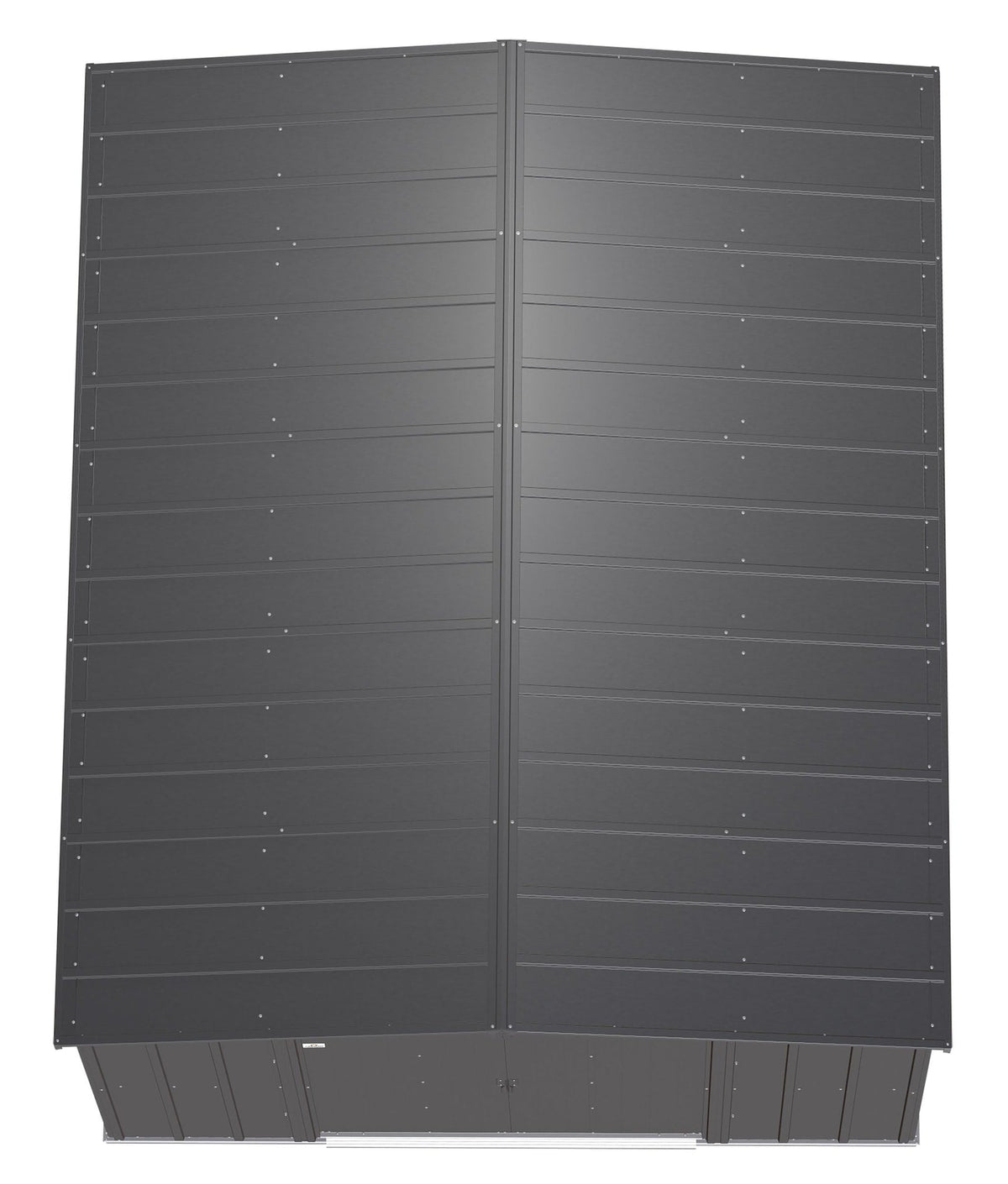 Classic Galvanized Steel Storage Shed, Charcoal, 10-ft x 12-ft Q0F0 - product image 7