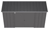 Classic Galvanized Steel Storage Shed, Charcoal, 10-ft x 4-ft Q4R4 - product image 5