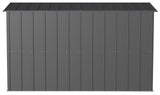Classic Galvanized Steel Storage Shed, Charcoal, 10-ft x 4-ft T0V6 - product image 8
