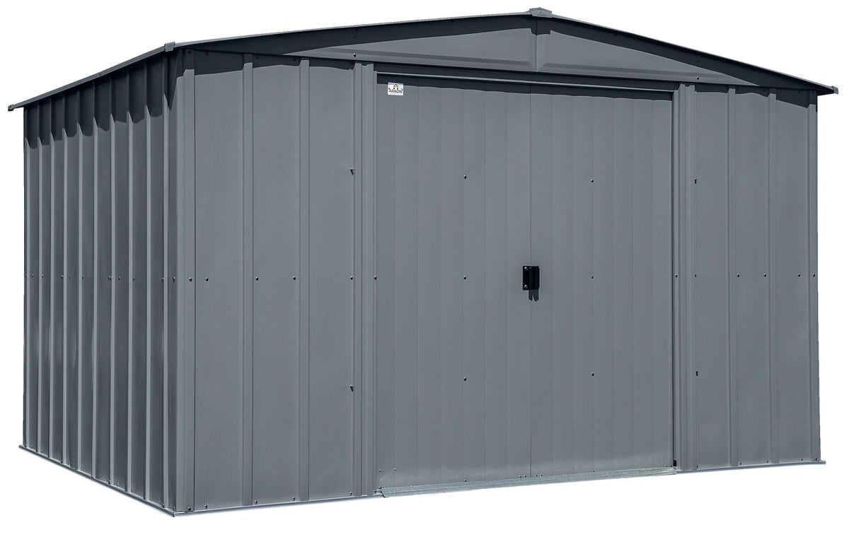 Classic Galvanized Steel Storage Shed, Charcoal, 10-ft x 8-ft N9E8 - product image 5