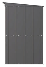 Classic Galvanized Steel Storage Shed, Charcoal, 6-ft x 4-ft U8I4 - product image 5