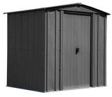 Classic Galvanized Steel Storage Shed, Charcoal, 6-ft x 5-ft S3R0 - product image 1