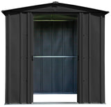 Classic Galvanized Steel Storage Shed, Charcoal, 6-ft x 5-ft M5O0 - product image 4