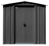 Classic Galvanized Steel Storage Shed, Charcoal, 6-ft x 5-ft S3R0 - product image 5