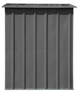 Classic Galvanized Steel Storage Shed, Charcoal, 6-ft x 5-ft M5O0 - product image 6