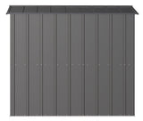 Classic Galvanized Steel Storage Shed, Charcoal, 6-ft x 7-ft P7Z1 - product image 6