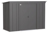 Classic Galvanized Steel Storage Shed, Charcoal, 8-ft x 4-ft U9A6 - product image 2