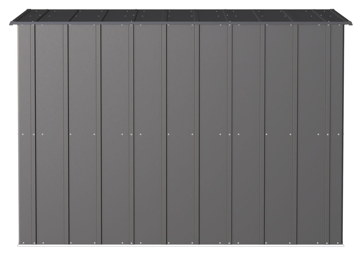 Classic Galvanized Steel Storage Shed, Charcoal, 8-ft x 4-ft U9A6 - product image 8