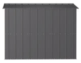 Classic Galvanized Steel Storage Shed, Charcoal, 8-ft x 8-ft M4C3 - product image 6