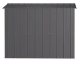 Classic Galvanized Steel Storage Shed, Charcoal, 8-ft x 8-ft M4C3 - product image 7