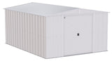 Classic Galvanized Steel Storage Shed, Flute Grey, 10-ft x 14-ft S9B5 - product image 2