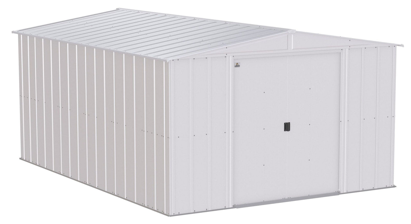 Classic Galvanized Steel Storage Shed, Flute Grey, 10-ft x 14-ft S9B5 - product image 2
