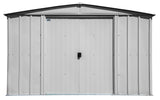 Classic Galvanized Steel Storage Shed, Flute Grey, 10-ft x 14-ft S9B5 - product image 4