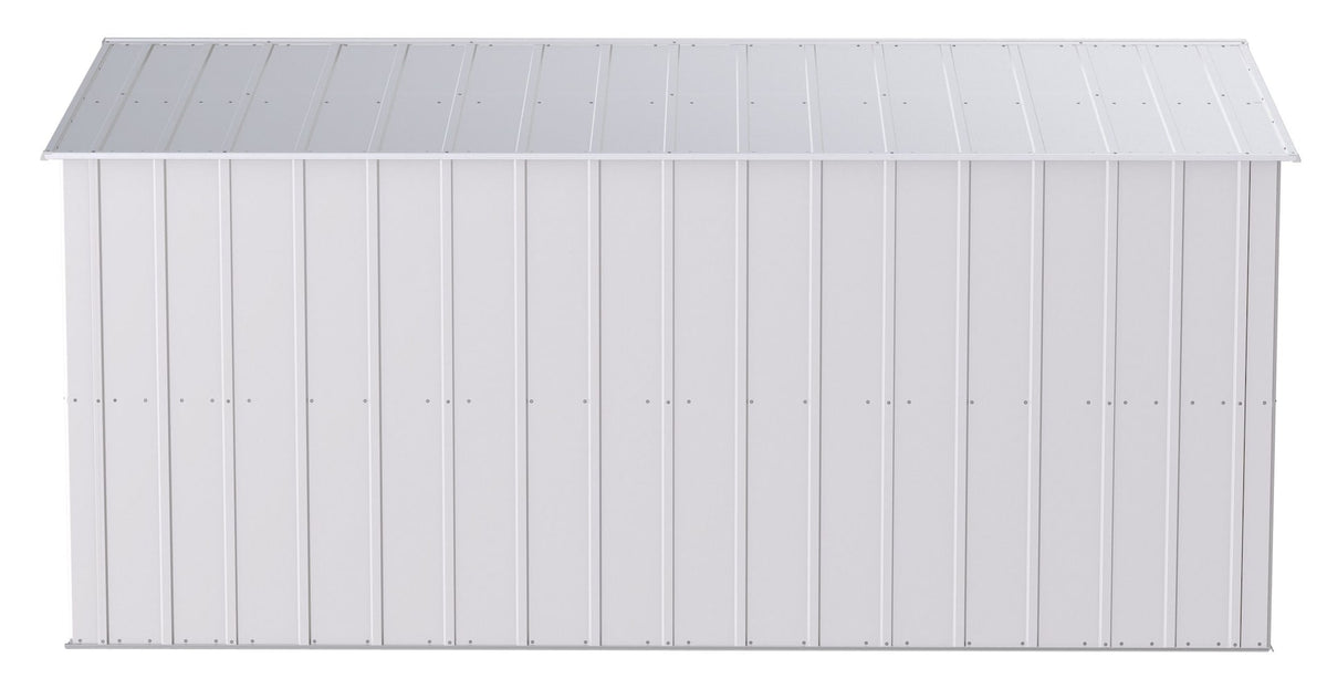 Classic Galvanized Steel Storage Shed, Flute Grey, 10-ft x 14-ft S9B5 - product image 5