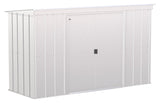 Classic Galvanized Steel Storage Shed, Flute Grey, 10-ft x 4-ft W5A7 - product image 2