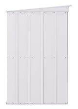 Classic Galvanized Steel Storage Shed, Flute Grey, 10-ft x 4-ft W5A7 - product image 4