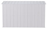 Classic Galvanized Steel Storage Shed, Flute Grey, 10-ft x 4-ft X7J3 - product image 6