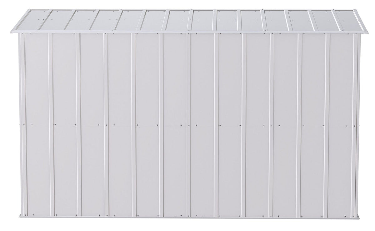 Classic Galvanized Steel Storage Shed, Flute Grey, 10-ft x 4-ft X7J3 - product image 6