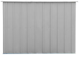 Classic Galvanized Steel Storage Shed, Flute Grey, 10-ft x 8-ft Q4J8 - product image 6