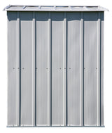 Classic Galvanized Steel Storage Shed, Flute Grey, 6-ft x 5-ft V0I4 - product image 6
