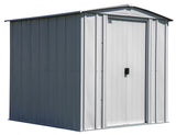 Classic Galvanized Steel Storage Shed, Flute Grey, 6-ft x 7-ft G1C2 - product image 1