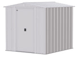 Classic Galvanized Steel Storage Shed, Flute Grey, 6-ft x 7-ft G1C2 - product image 2
