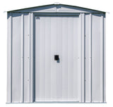 Classic Galvanized Steel Storage Shed, Flute Grey, 6-ft x 7-ft G1C2 - product image 4