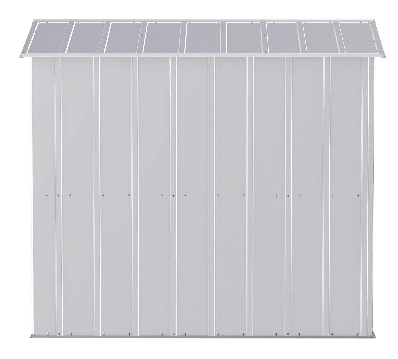 Classic Galvanized Steel Storage Shed, Flute Grey, 6-ft x 7-ft G1C2 - product image 5