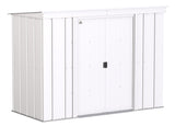 Classic Galvanized Steel Storage Shed, Flute Grey, 8-ft x 4-ft A3I1 - product image 1