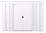 Classic Galvanized Steel Storage Shed, Flute Grey, 8-ft x 4-ft A3I1 - product image 3