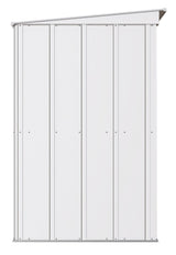 Classic Galvanized Steel Storage Shed, Flute Grey, 8-ft x 4-ft A3I1 - product image 4