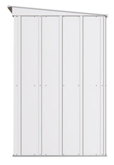 Classic Galvanized Steel Storage Shed, Flute Grey, 8-ft x 4-ft A3I1 - product image 5