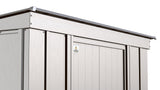 Classic Galvanized Steel Storage Shed, Flute Grey, 8-ft x 4-ft A3I1 - product image 8