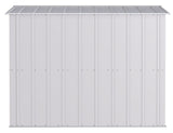 Classic Galvanized Steel Storage Shed, Flute Grey, 8-ft x 8-ft H6L3 - product image 5