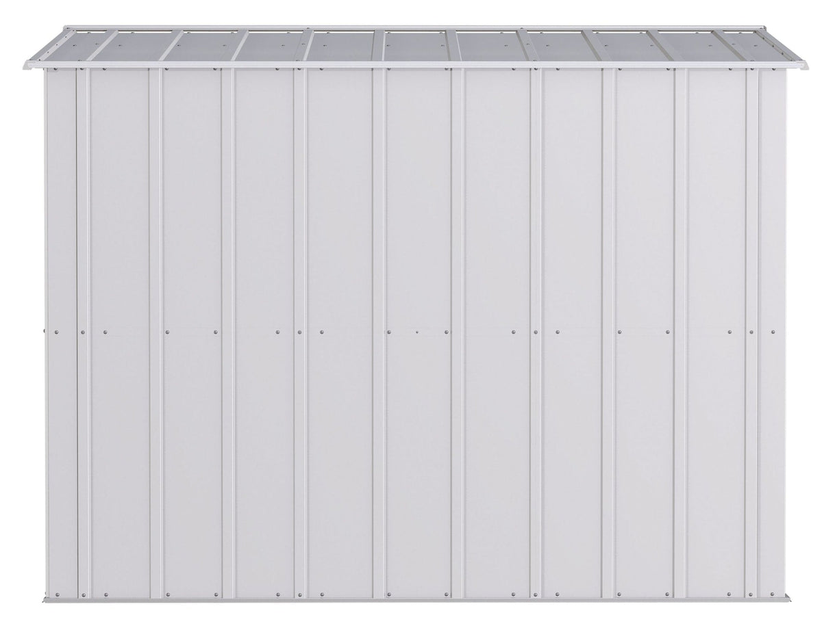 Classic Galvanized Steel Storage Shed, Flute Grey, 8-ft x 8-ft H6L3 - product image 5