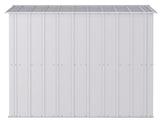 Classic Galvanized Steel Storage Shed, Flute Grey, 8-ft x 8-ft H6L3 - product image 6