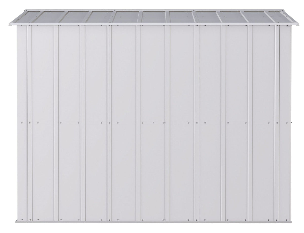 Classic Galvanized Steel Storage Shed, Flute Grey, 8-ft x 8-ft H6L3 - product image 6