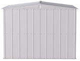 Classic Galvanized Steel Storage Shed, Flute Grey, 8-ft x 8-ft H6L3 - product image 7