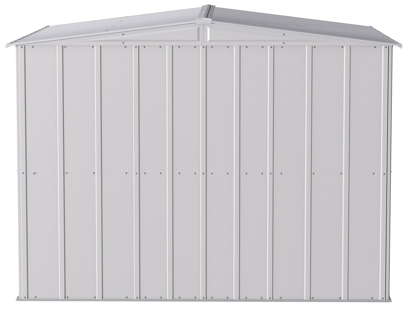 Classic Galvanized Steel Storage Shed, Flute Grey, 8-ft x 8-ft H6L3 - product image 7