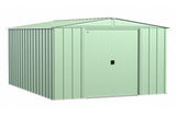 Classic Galvanized Steel Storage Shed, Sage Green, 10-ft x 14-ft M9K7 - product image 2
