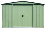 Classic Galvanized Steel Storage Shed, Sage Green, 10-ft x 14-ft S5B8 - product image 4