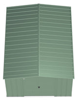 Classic Galvanized Steel Storage Shed, Sage Green, 10-ft x 14-ft S5B8 - product image 6