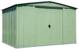 Classic Galvanized Steel Storage Shed, Sage Green, 10-ft x 8-ft Y8S6 - product image 1