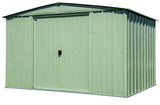 Classic Galvanized Steel Storage Shed, Sage Green, 10-ft x 8-ft Y8S6 - product image 3