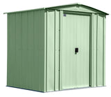 Classic Galvanized Steel Storage Shed, Sage Green, 6-ft x 5-ft C0V9 - product image 2